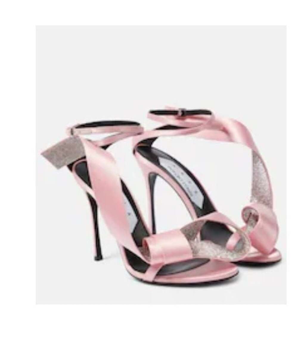 AREA X SERGIO ROSSI Magenta Women's Sandals - YOOX, - Picture 2 of 3